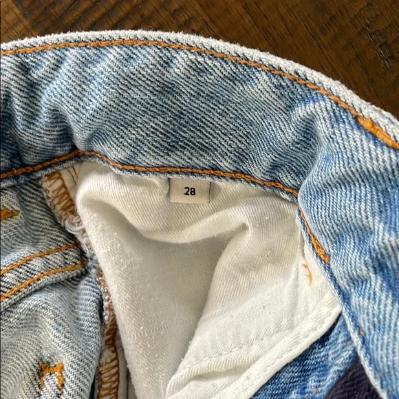 Mint Fiorucci Angels Jeans size 28- straight leg
